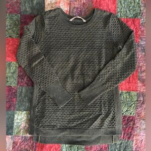 Athleta honeycomb wool sweater